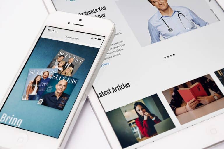 SUCCESS magazine mockup